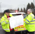 Trafford Centre Barton Lifting Bridge Protest